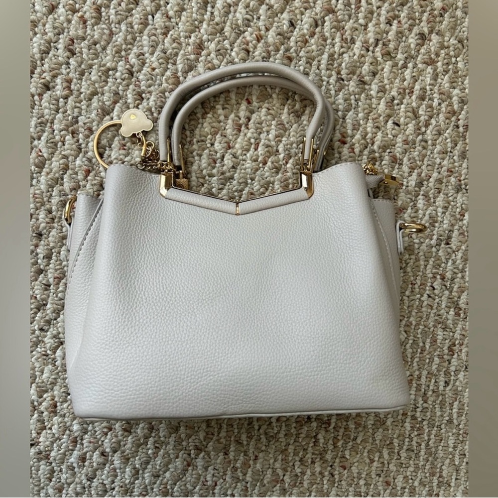 Elegant Gray Women's Handbag